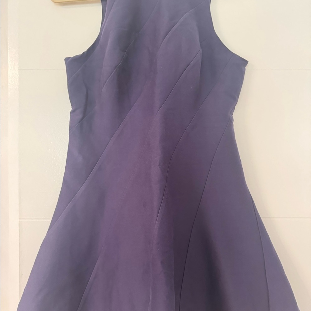 Elegant Purple Sleeveless Dress
